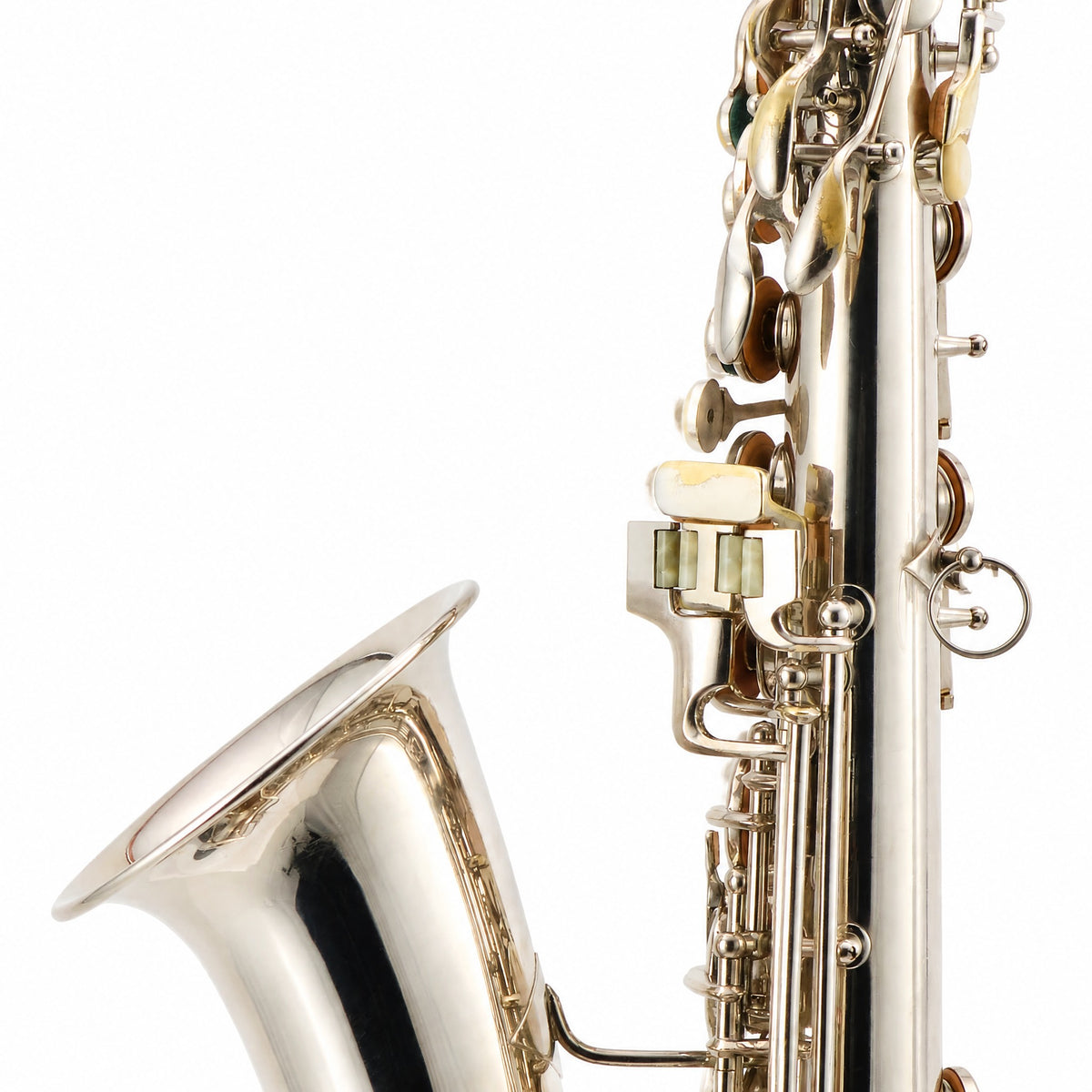 C.G. Conn Transitional Professional Alto Saxophone in Silver Plate