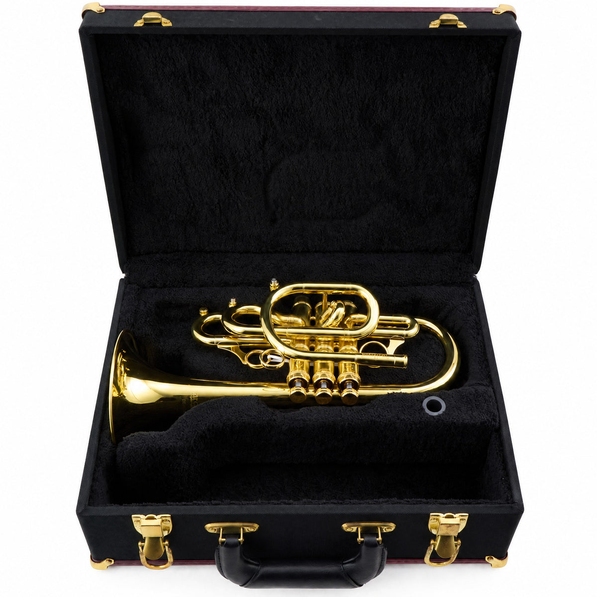 CarolBrass 7772R Professional C Cornet in Clear Lacquer