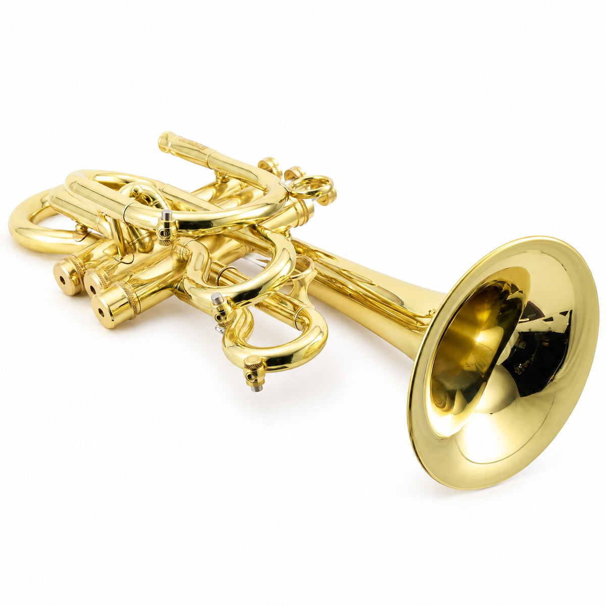 CarolBrass 7772R Professional C Cornet in Clear Lacquer