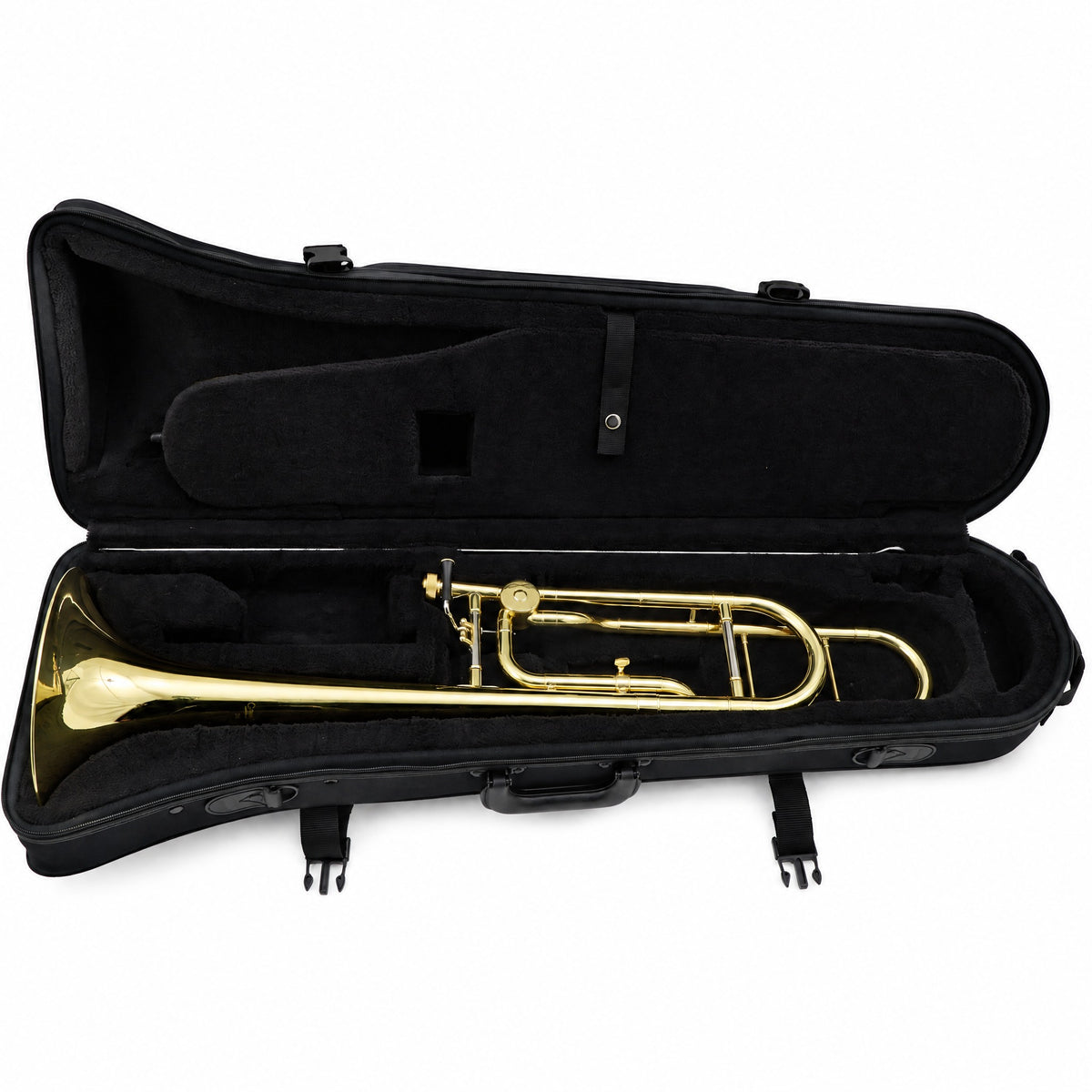 CarolBrass CTB-3039-YSS Bb/F Intermediate Tenor Trombone in Clear Lacquer