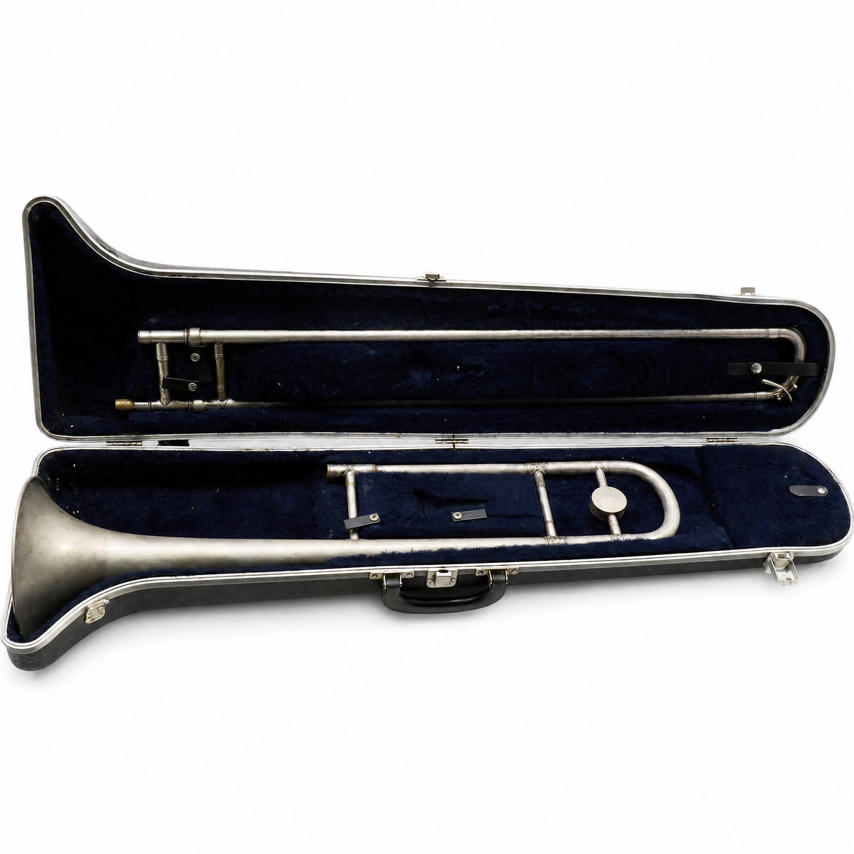 Cavalier Student Straight Tenor Trombone in Silver Plate RESTORATION PROJECT