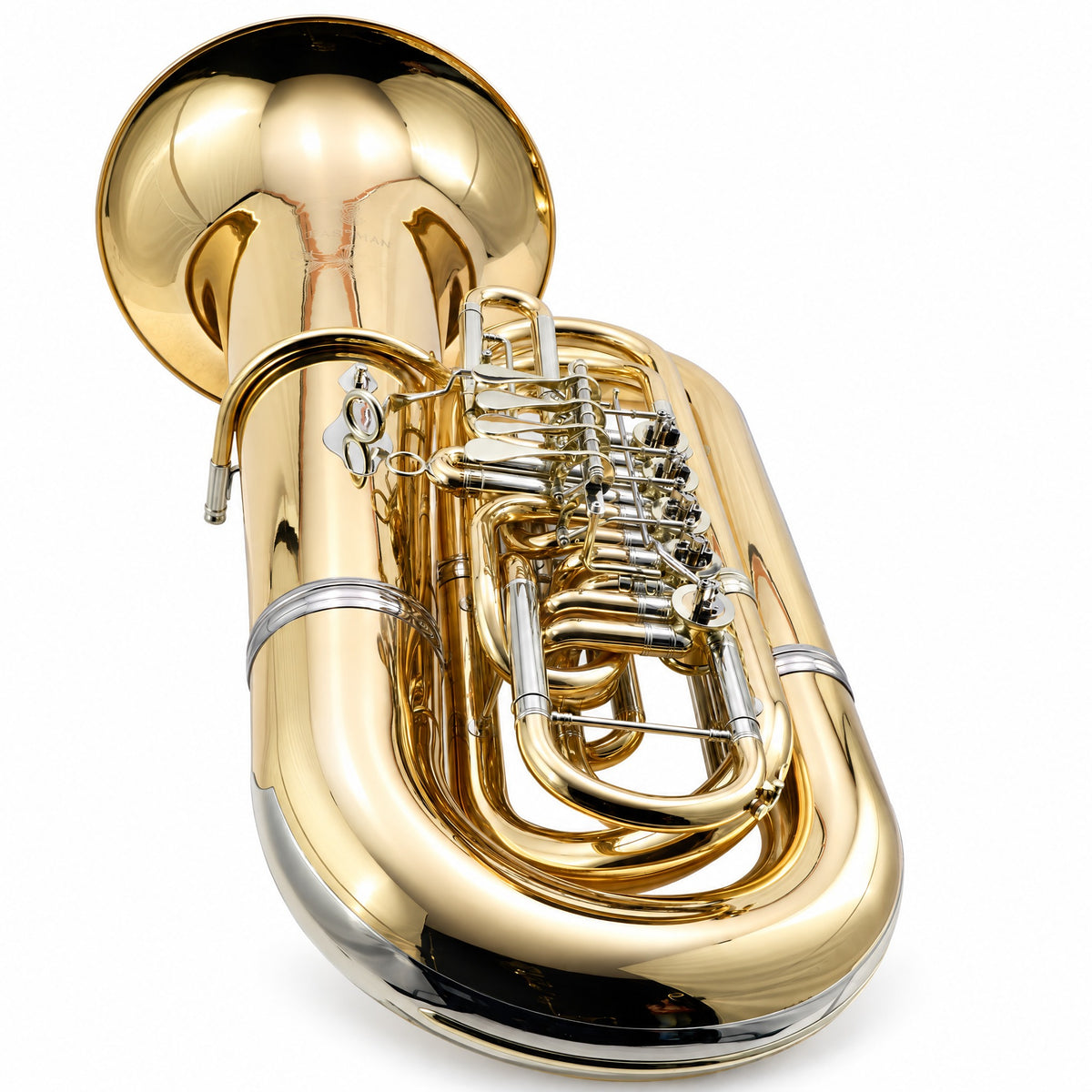 Eastman EBB825VG Professional 5/4 BBb Tuba in Gold Brass