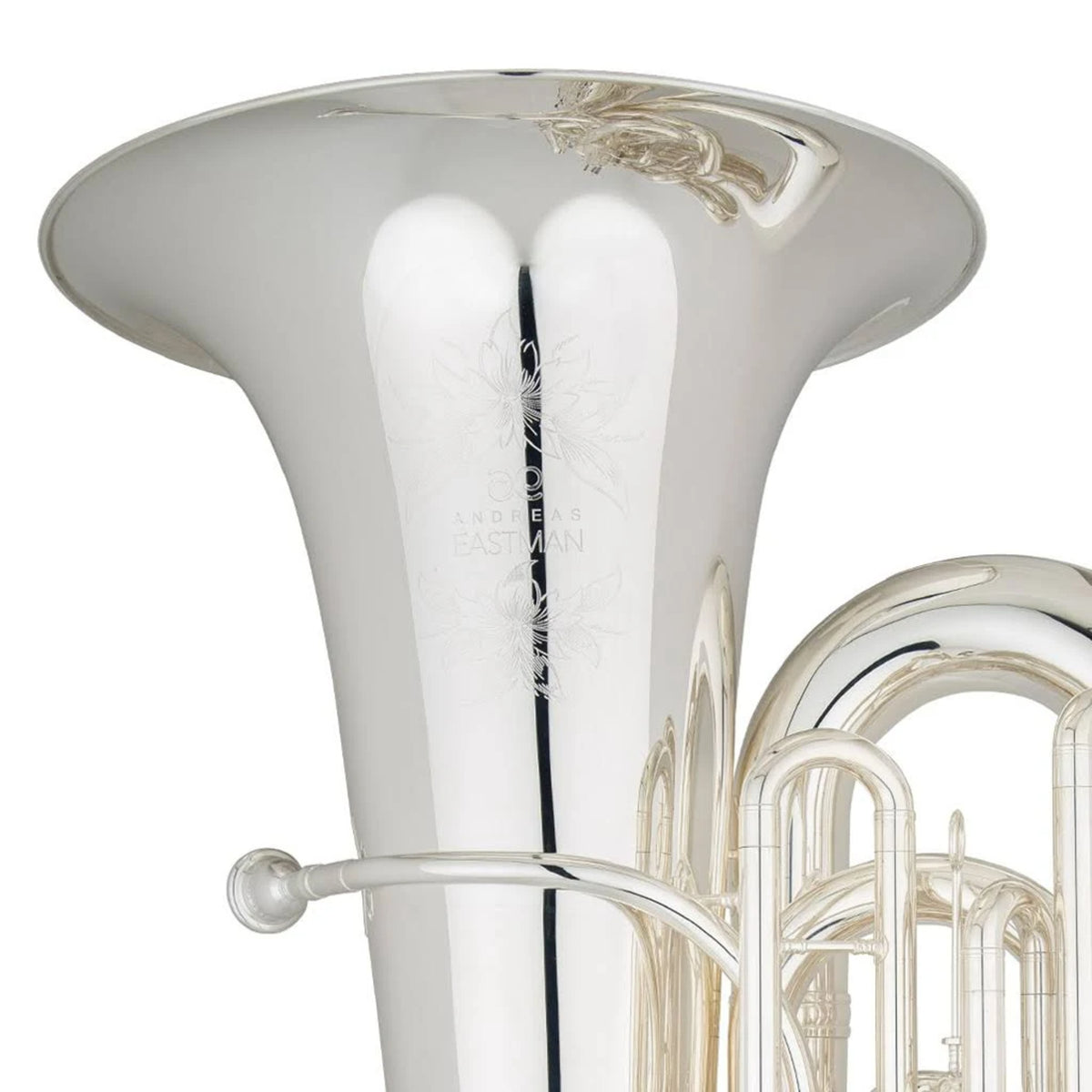Eastman EBC836S Professional 6/4 CC Tuba in Silver Plate