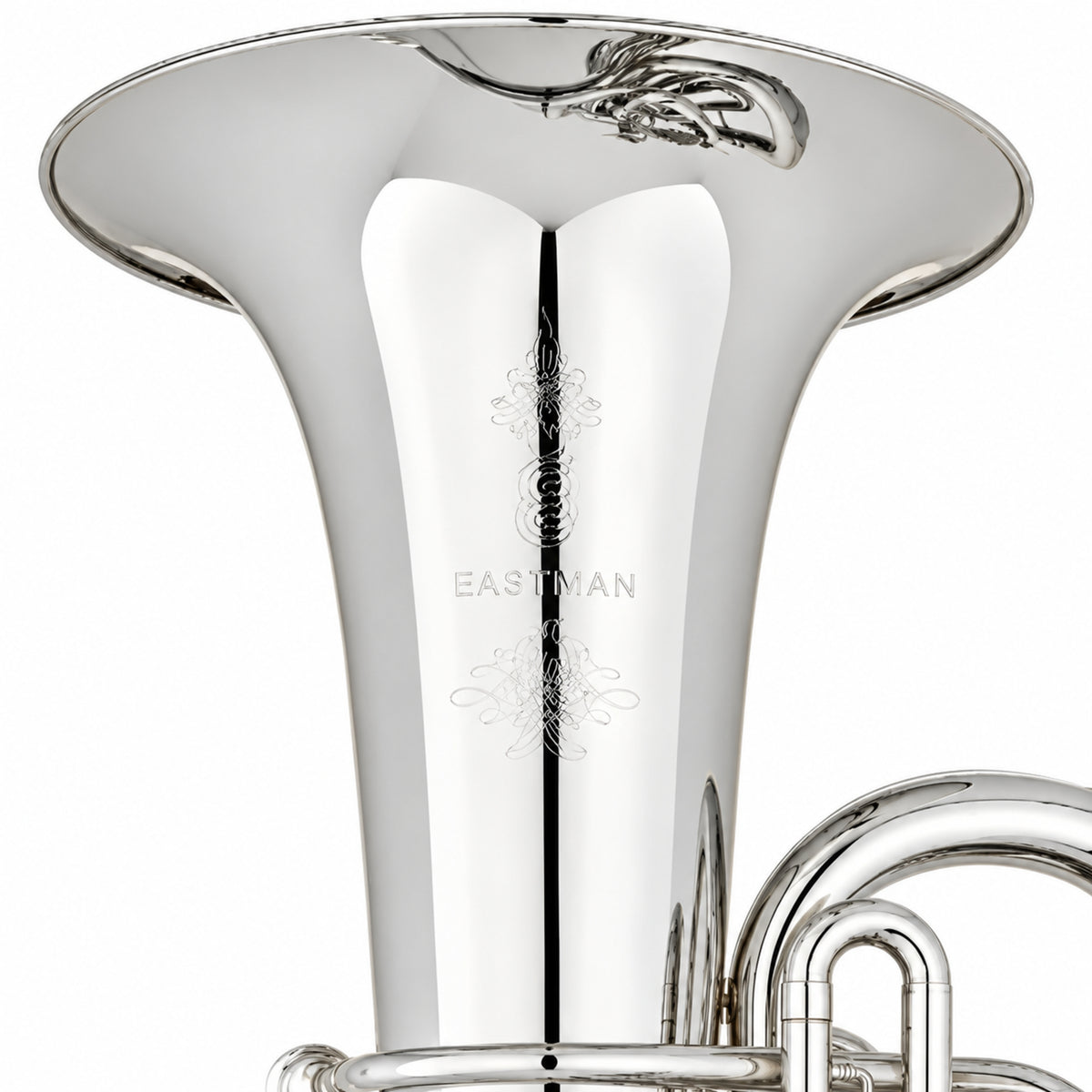 Eastman EBF867S Professional F Tuba with 6 Rotary Valves in Silver Plate