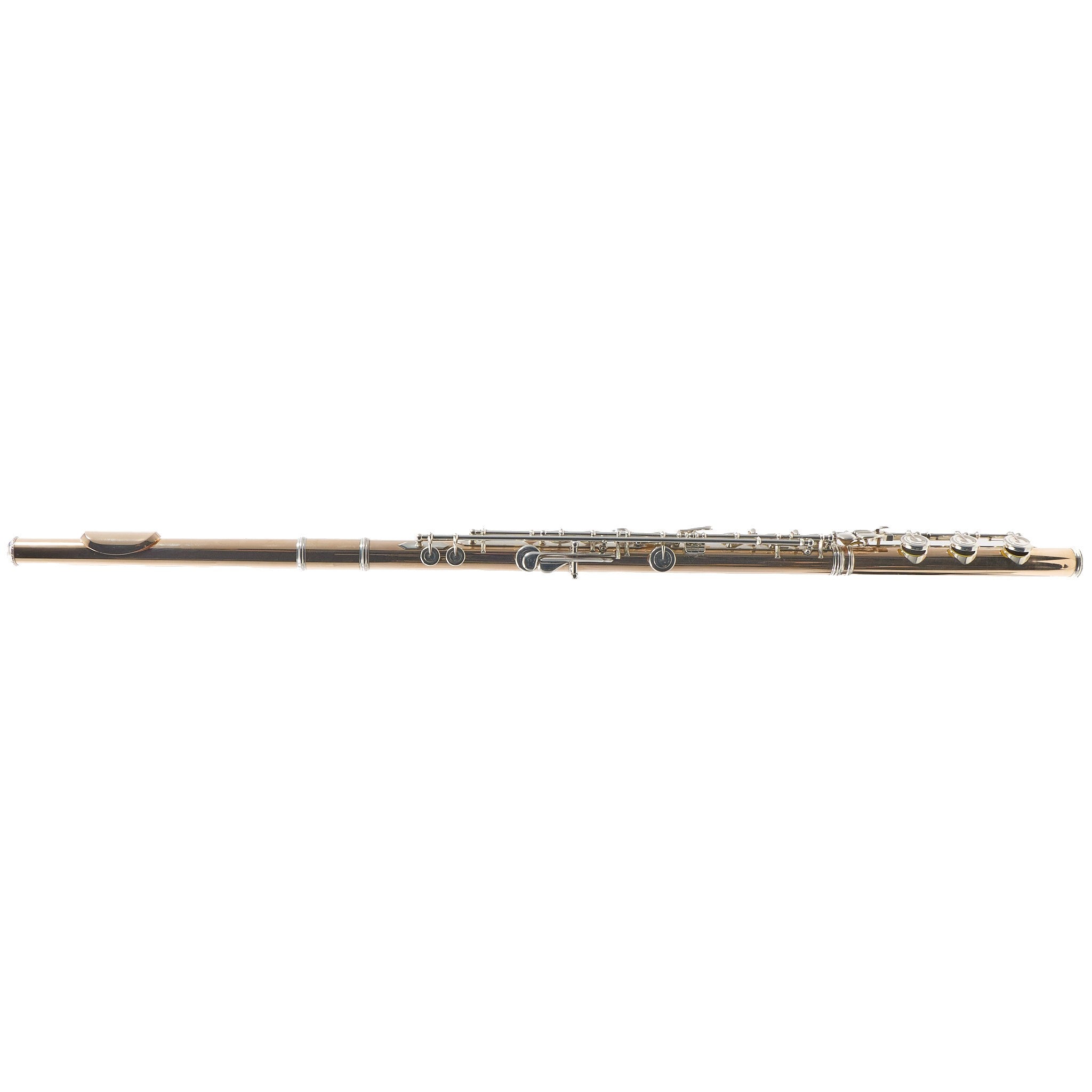 Geoghegan Handmade 14K Gold Flute with Silver Mechanism