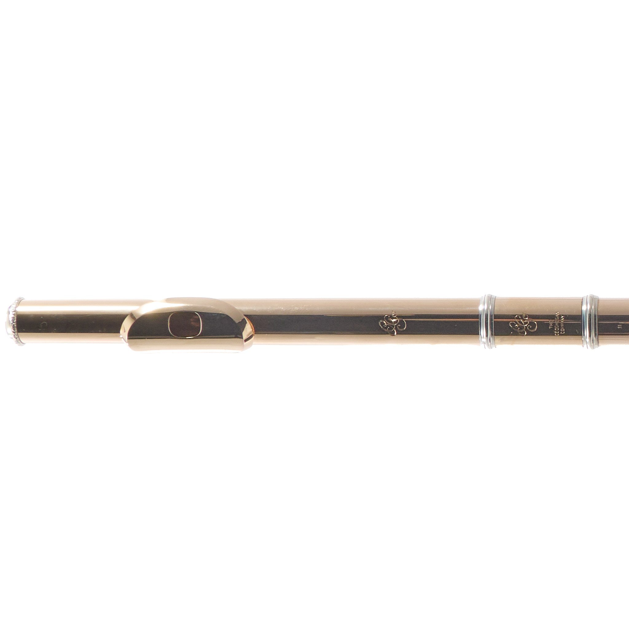 Geoghegan Handmade 14K Gold Flute with Silver Mechanism