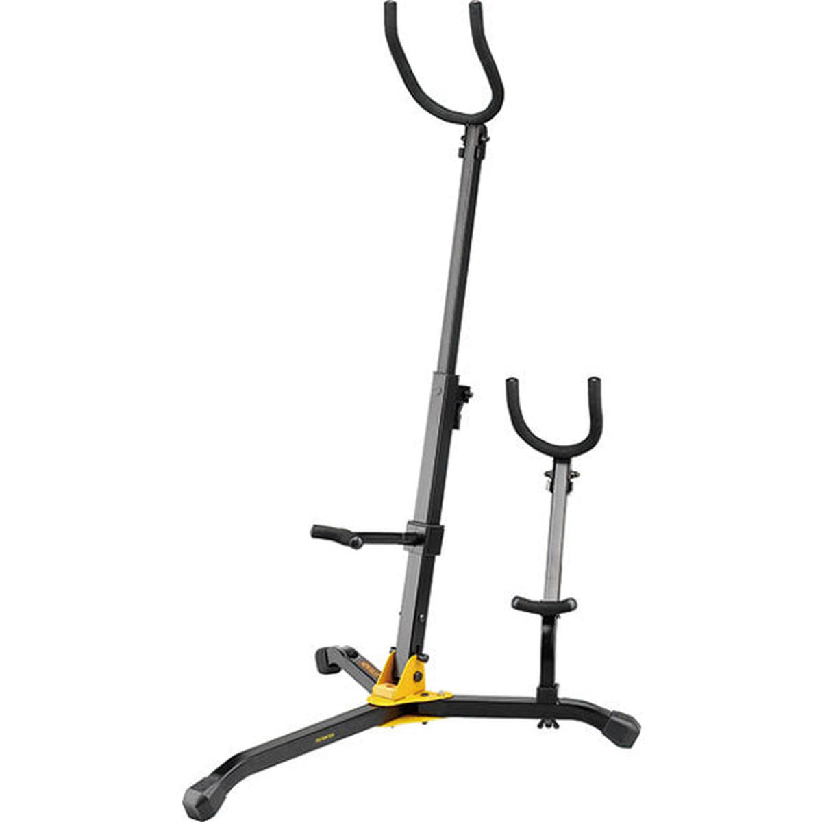 Hercules Model DS536B 1 Baritone and 1 Alto or Tenor Saxophone Stand
