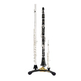 Hercules Model DS543BB 2 Clarinets/Flutes + 1 Piccolo Stand