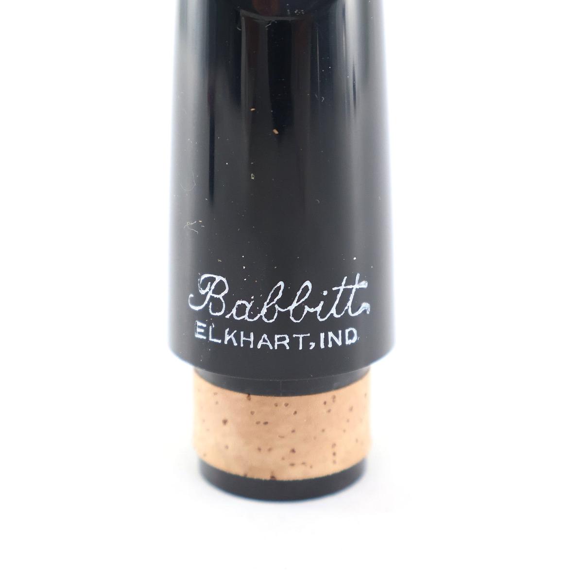 JJ Babbitt Bb Clarinet Plastic Mouthpiece - MO Facing