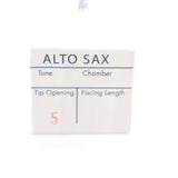 JJ Babbitt Hard Rubber 5 Alto Saxophone Mouthpiece BRAND NEW