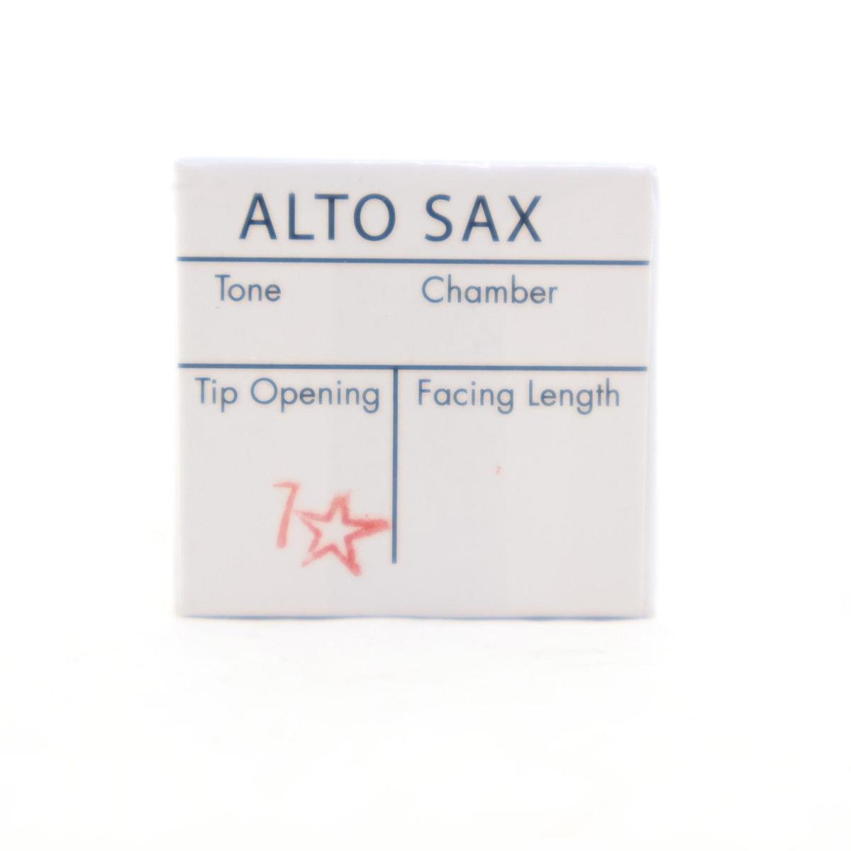 JJ Babbitt Hard Rubber 7* Alto Saxophone Mouthpiece