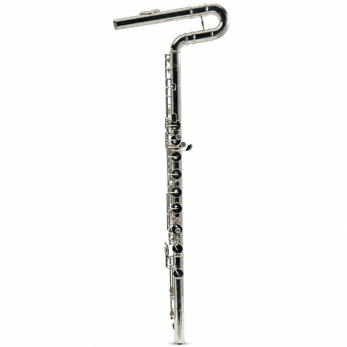 Jupiter JBF1100E Professional Vertical Bass Flute in Silver Plate