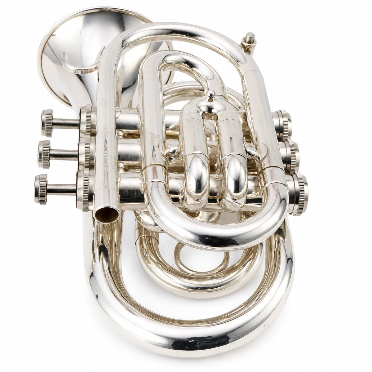 Jupiter JPT-416 Bb Pocket Trumpet in Silver Plate