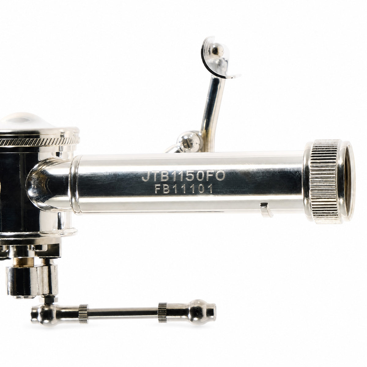 Jupiter JTB1100FOSQ Intermediate Bb/F Tenor Trombone in Silver Plate