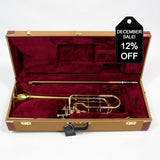 Jupiter XO Model 1240L Professional Dual Rotor Bass Trombone SN EB04760 OPEN BOX