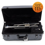 King Model 2055T 'Silver Flair' Intermediate Bb Trumpet SN 659620 OPEN BOX