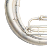 King Model 2350WSP Brass Sousaphone in Silver Plate SN 636188 EXCELLENT