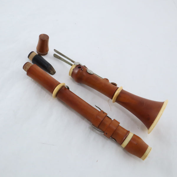 Klemm & Bro Philadelphia Boxwood Eb Clarinet Circa 1820 HISTORIC COLLECTION- for sale at BrassAndWinds.com