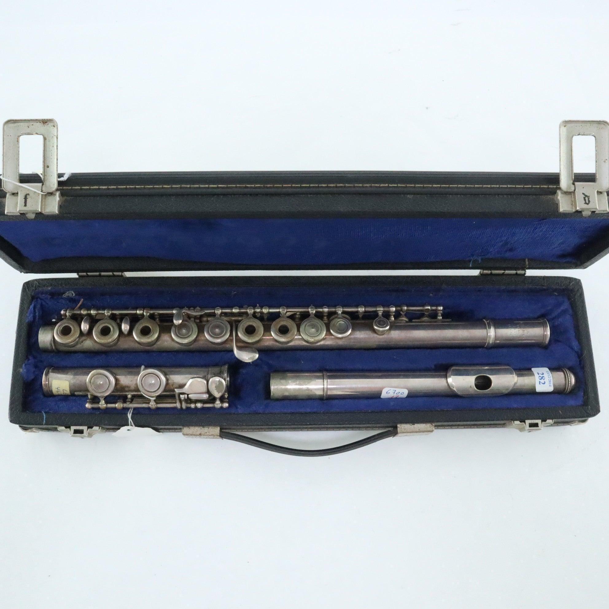 L.L. Lebret Handmade French Flute SN 4632 HISTORIC