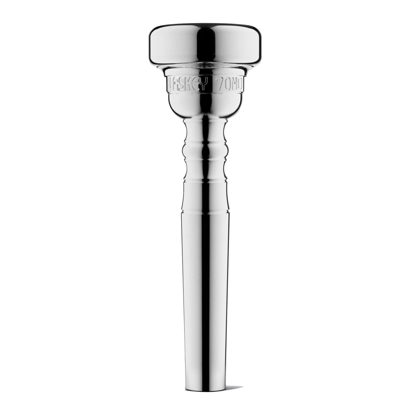 Laskey 70MD Classic Trumpet Mouthpiece in Silver Plate - Standard Shank