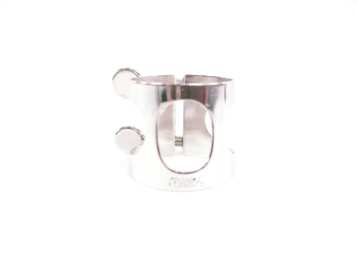 Leblanc Model 2204S Streamlined Alto Saxophone Ligature in Nickel Plate