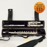 Lillian Burkart Elite 595 Platinum Silver Handmade Flute SN 709 EXQUISITE