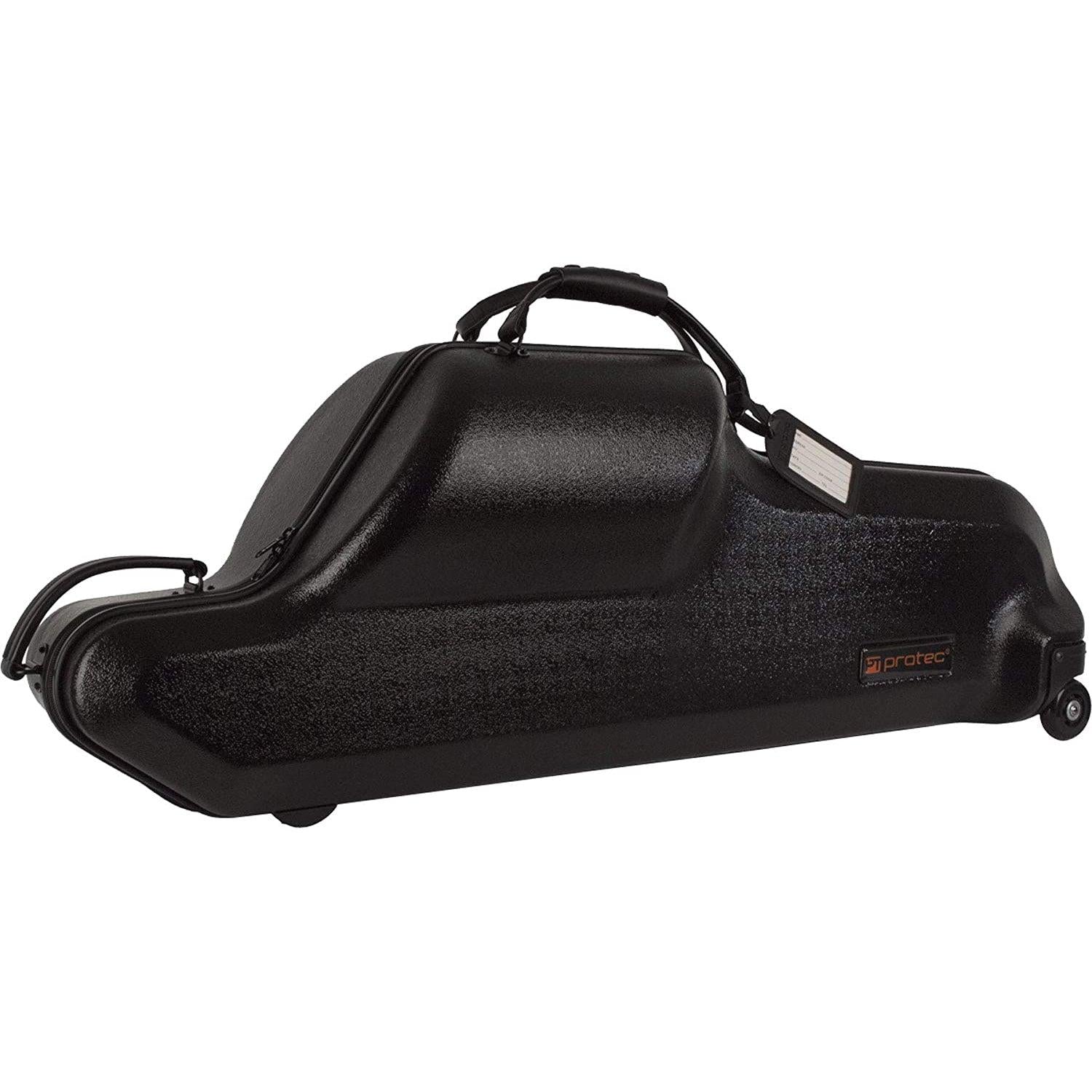 Protec Model BLT311CT Micro Zip ABS Baritone Saxophone Case with Wheels