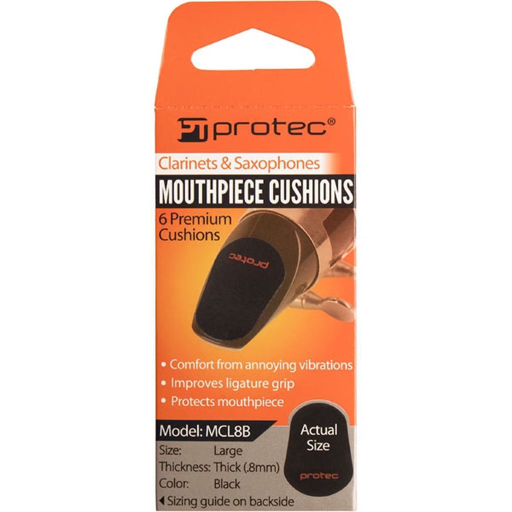 Protec Model MCL8B Clarinet & Saxophone Mouthpiece Cushions - Large (6 count)