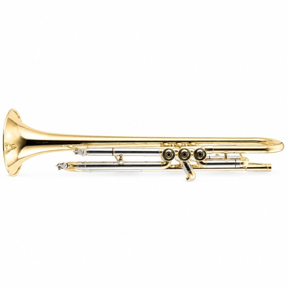 S.E. Shires A10 Student Bb Trumpet in Clear Lacquer