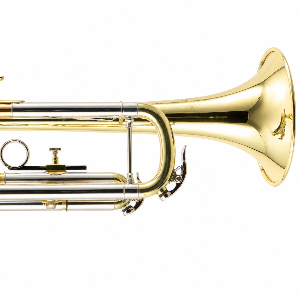 S.E. Shires A10 Student Bb Trumpet in Clear Lacquer