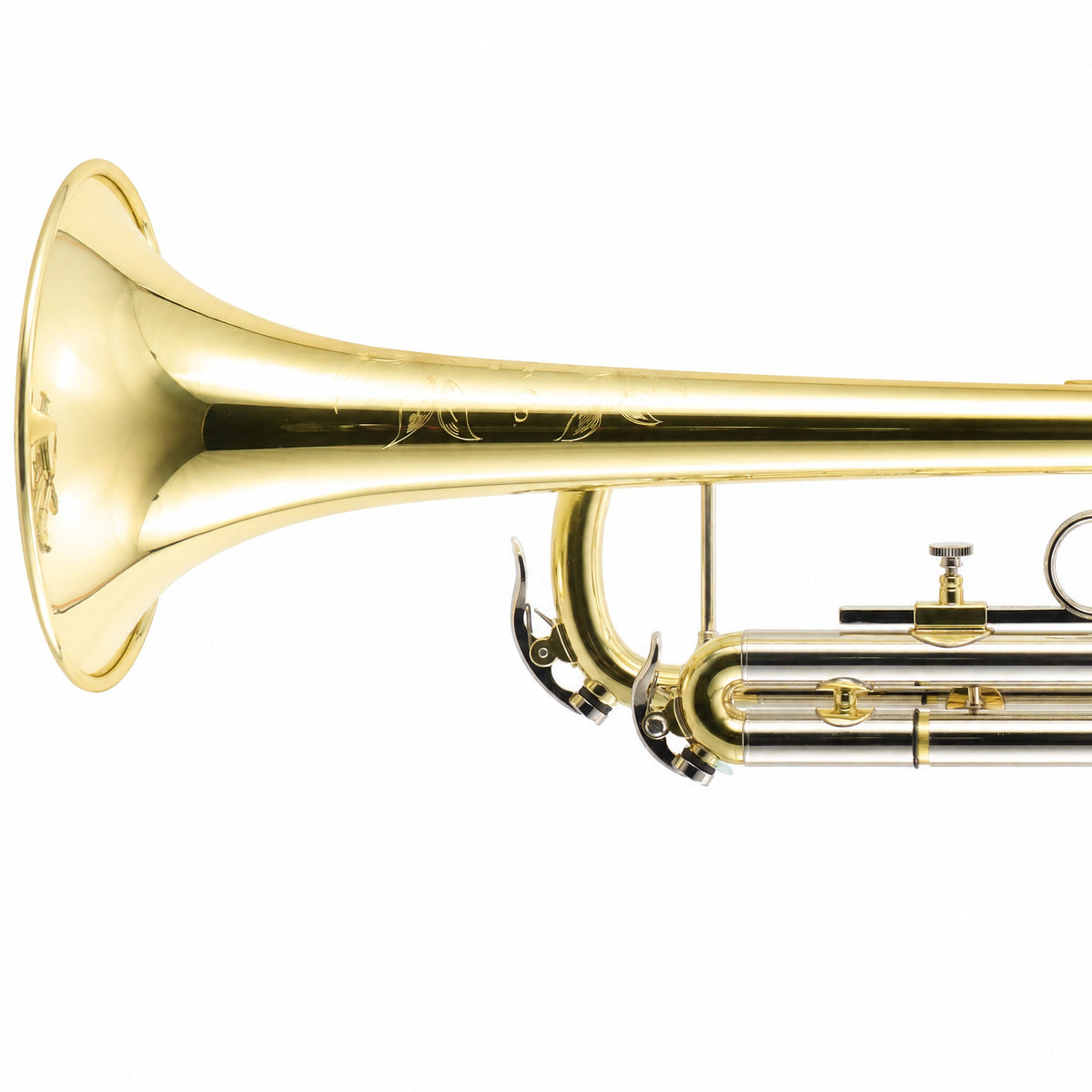 S.E. Shires A10 Student Bb Trumpet in Clear Lacquer