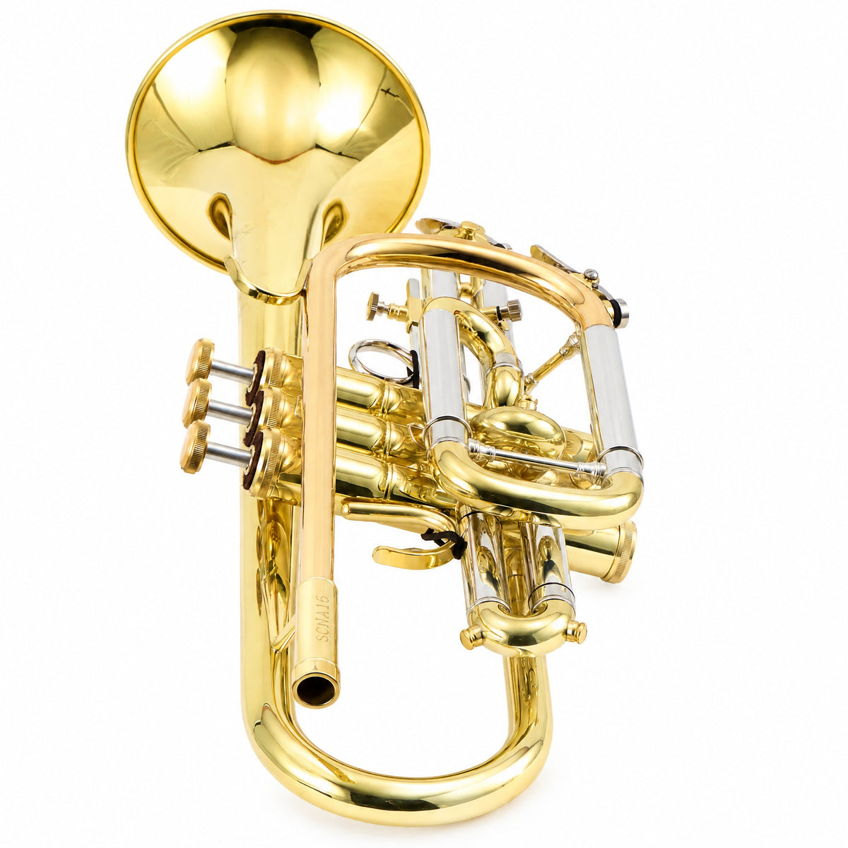 S.E. Shires A16 Student Bb Cornet in Clear Lacquer