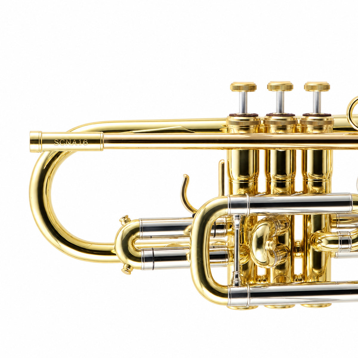 S.E. Shires A16 Student Bb Cornet in Clear Lacquer