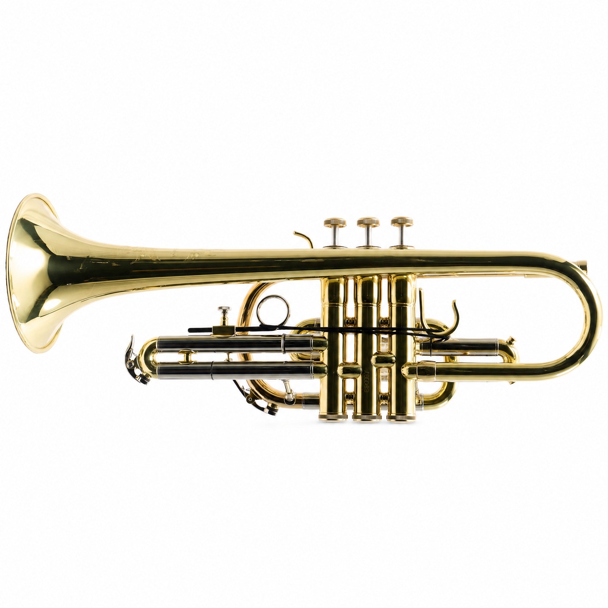 S.E. Shires A16 Student Bb Cornet in Clear Lacquer