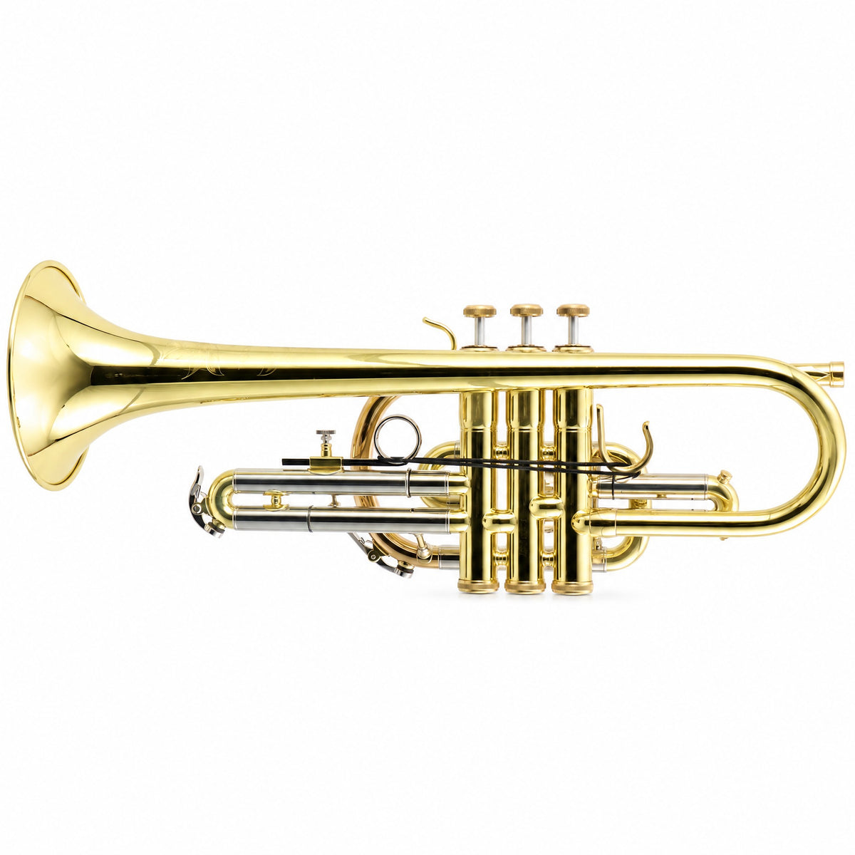 S.E. Shires A16 Student Bb Cornet in Clear Lacquer