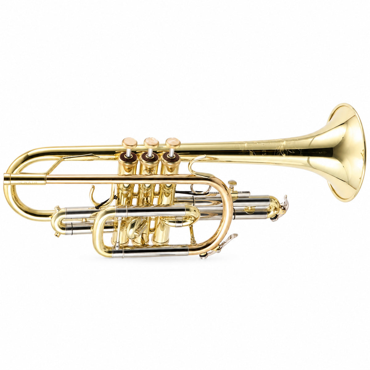 S.E. Shires A16 Student Bb Cornet in Clear Lacquer