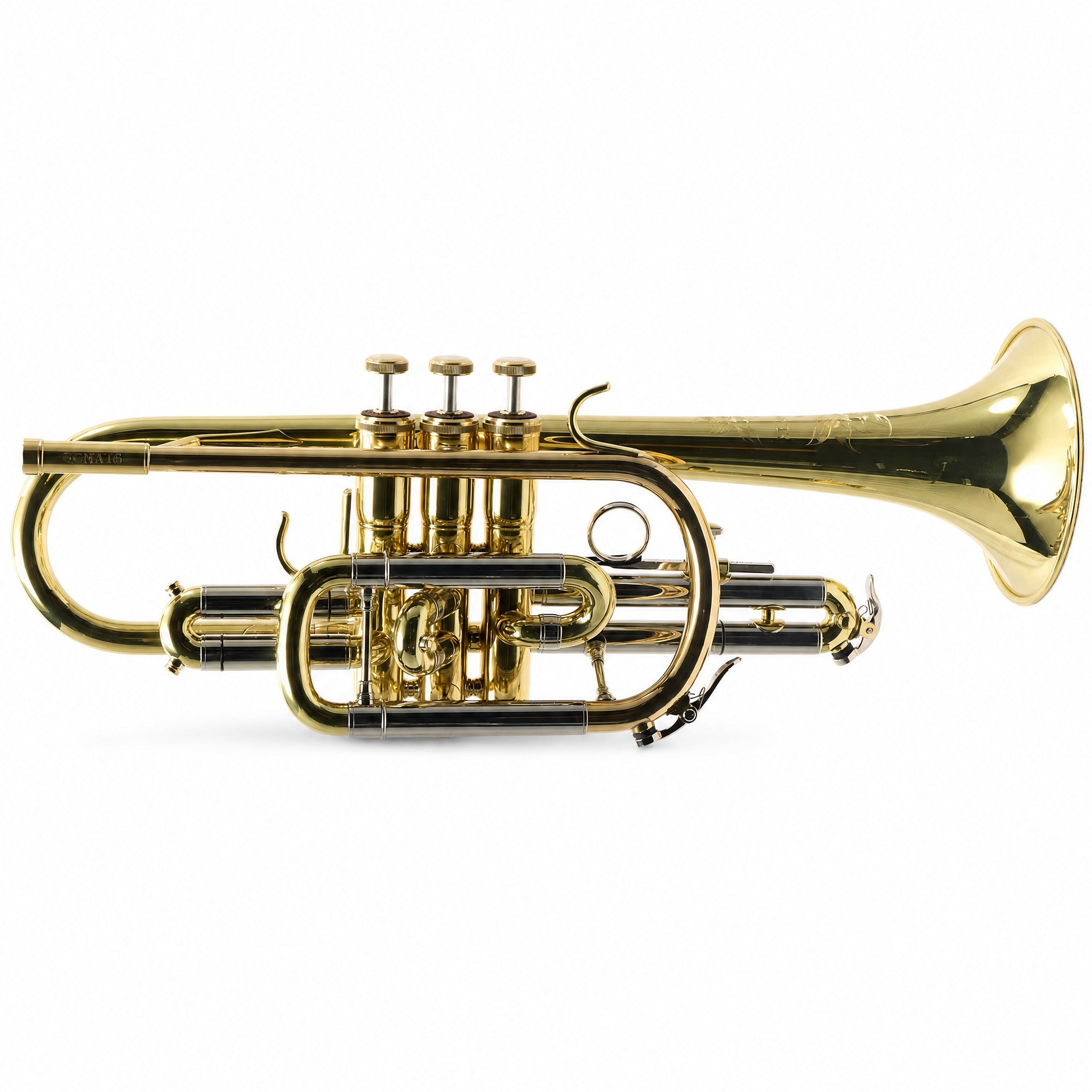 S.E. Shires A16 Student Bb Cornet in Clear Lacquer