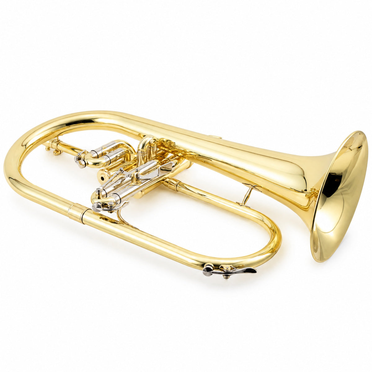 S.E. Shires K19 Intermediate Bb Flugelhorn in Clear Lacquer