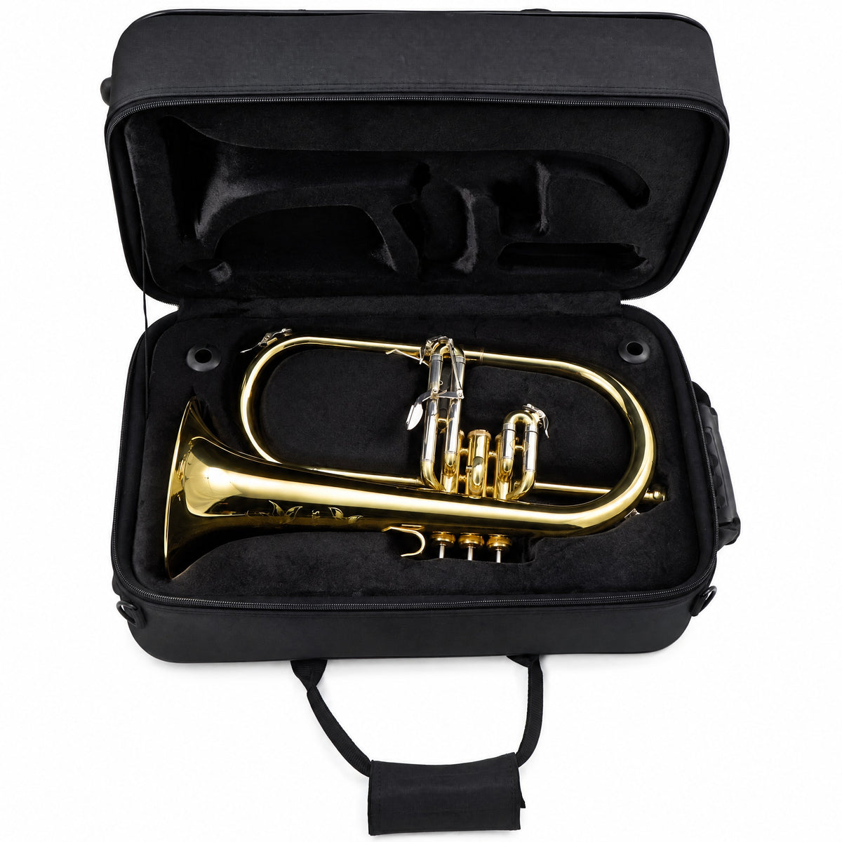 S.E. Shires K19 Intermediate Bb Flugelhorn in Clear Lacquer