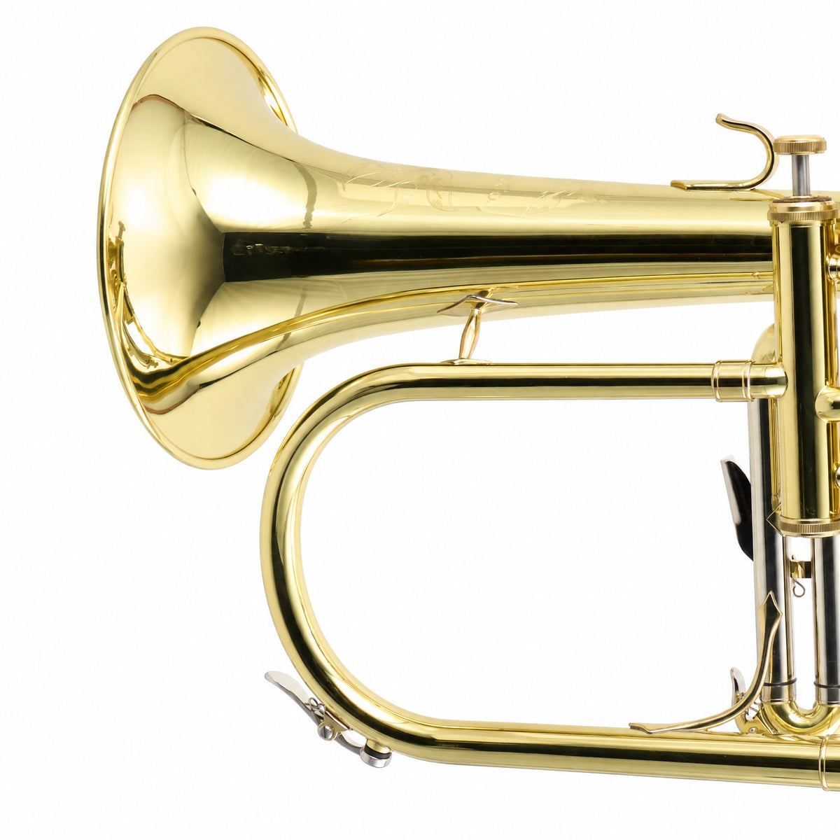 S.E. Shires K19 Intermediate Bb Flugelhorn in Clear Lacquer
