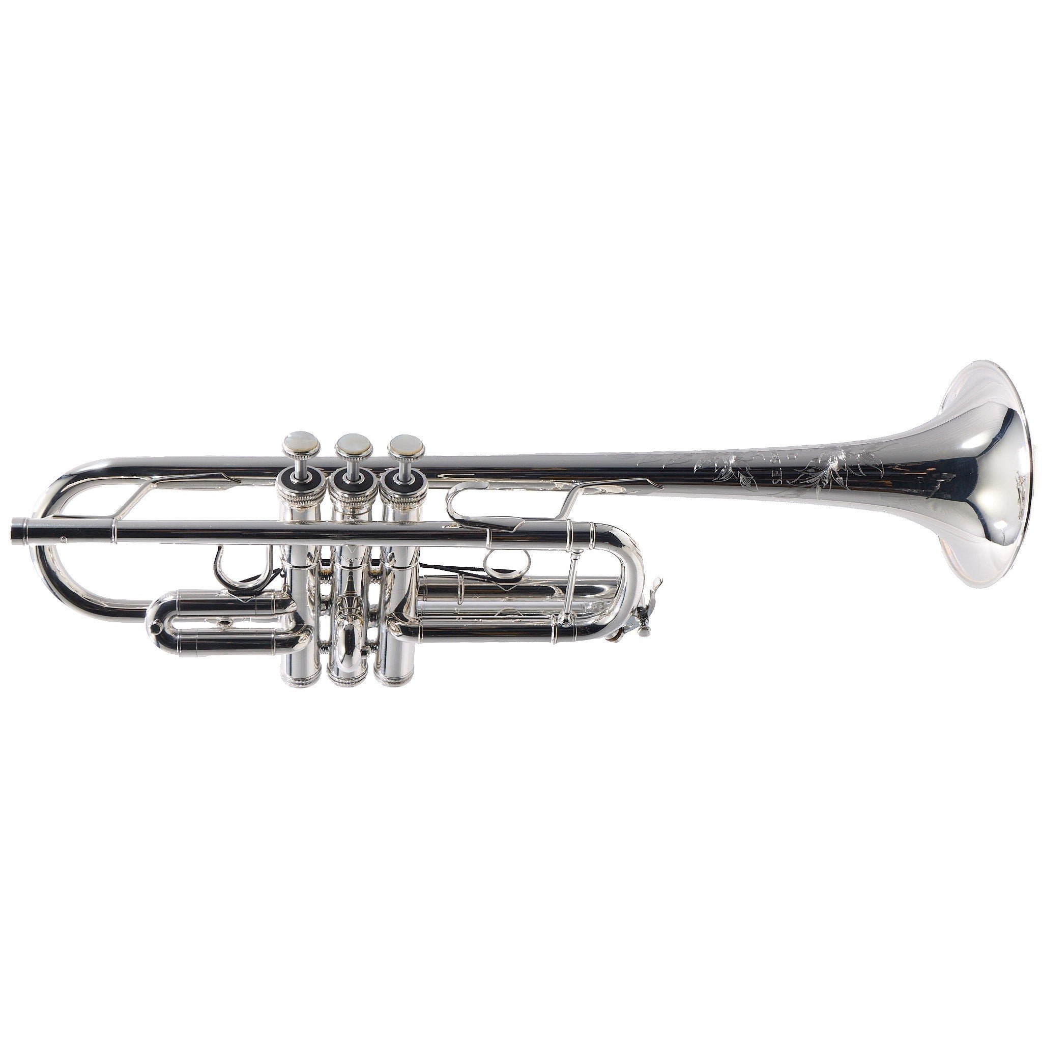 S.E. Shires Model Q11RS Professional C Trumpet in Silver Plate
