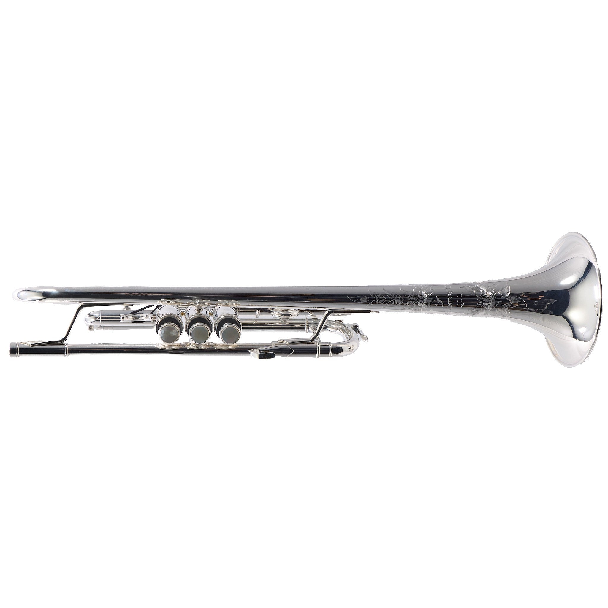 S.E. Shires Model Q11RS Professional C Trumpet in Silver Plate