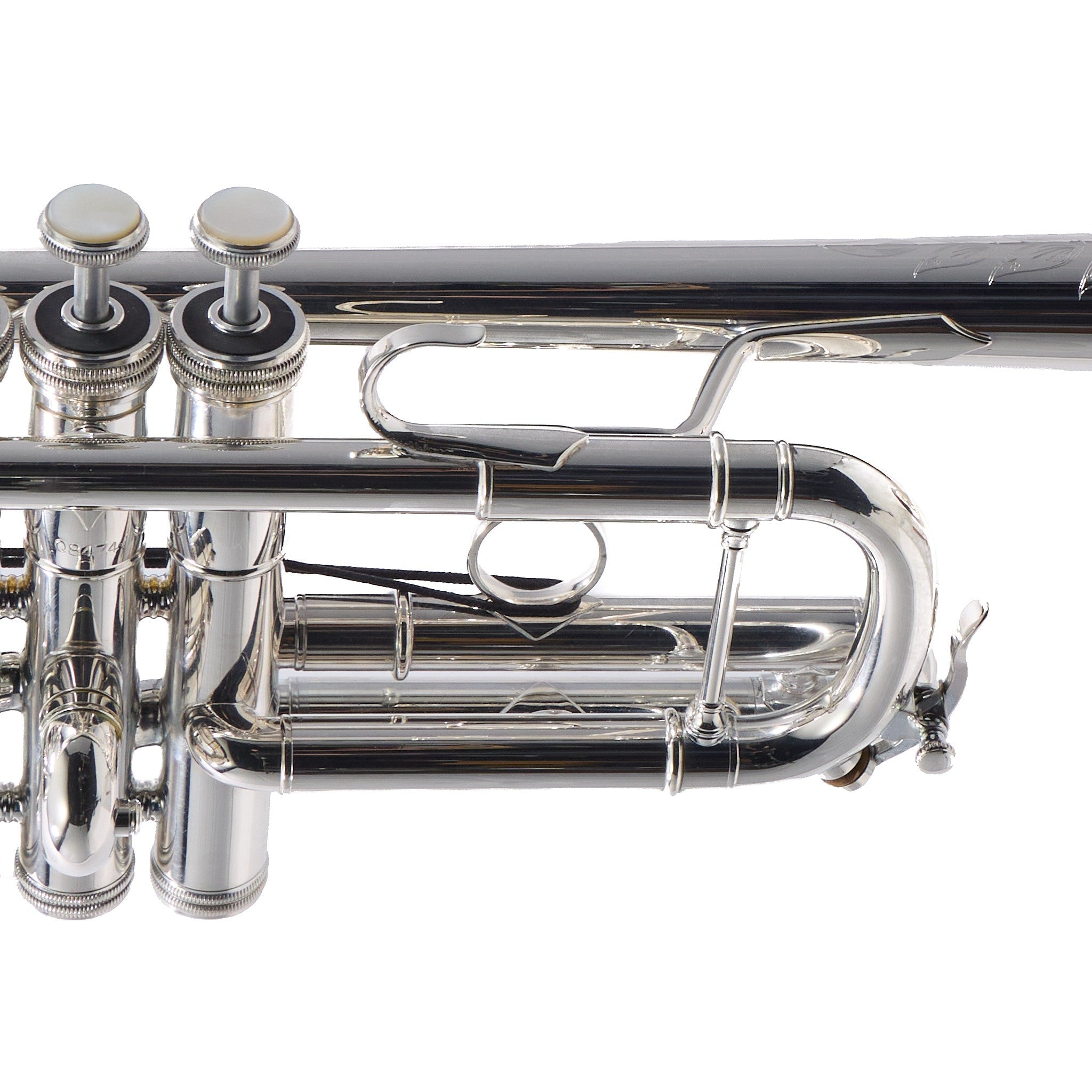 S.E. Shires Model Q11RS Professional C Trumpet in Silver Plate