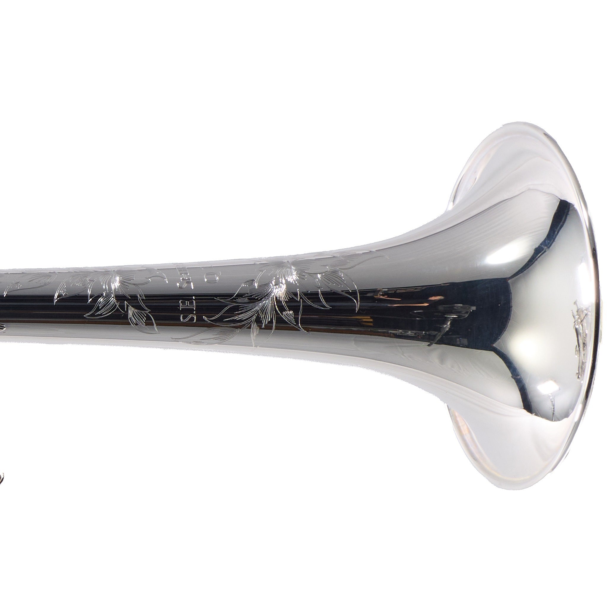 S.E. Shires Model Q11RS Professional C Trumpet in Silver Plate