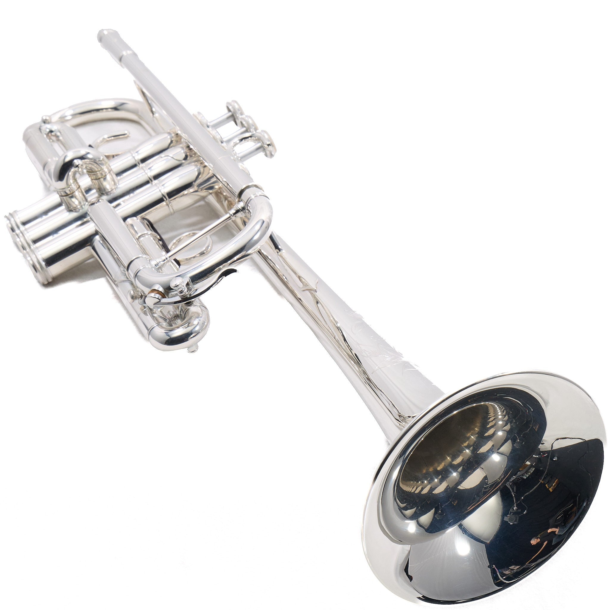 S.E. Shires Model Q11RS Professional C Trumpet in Silver Plate