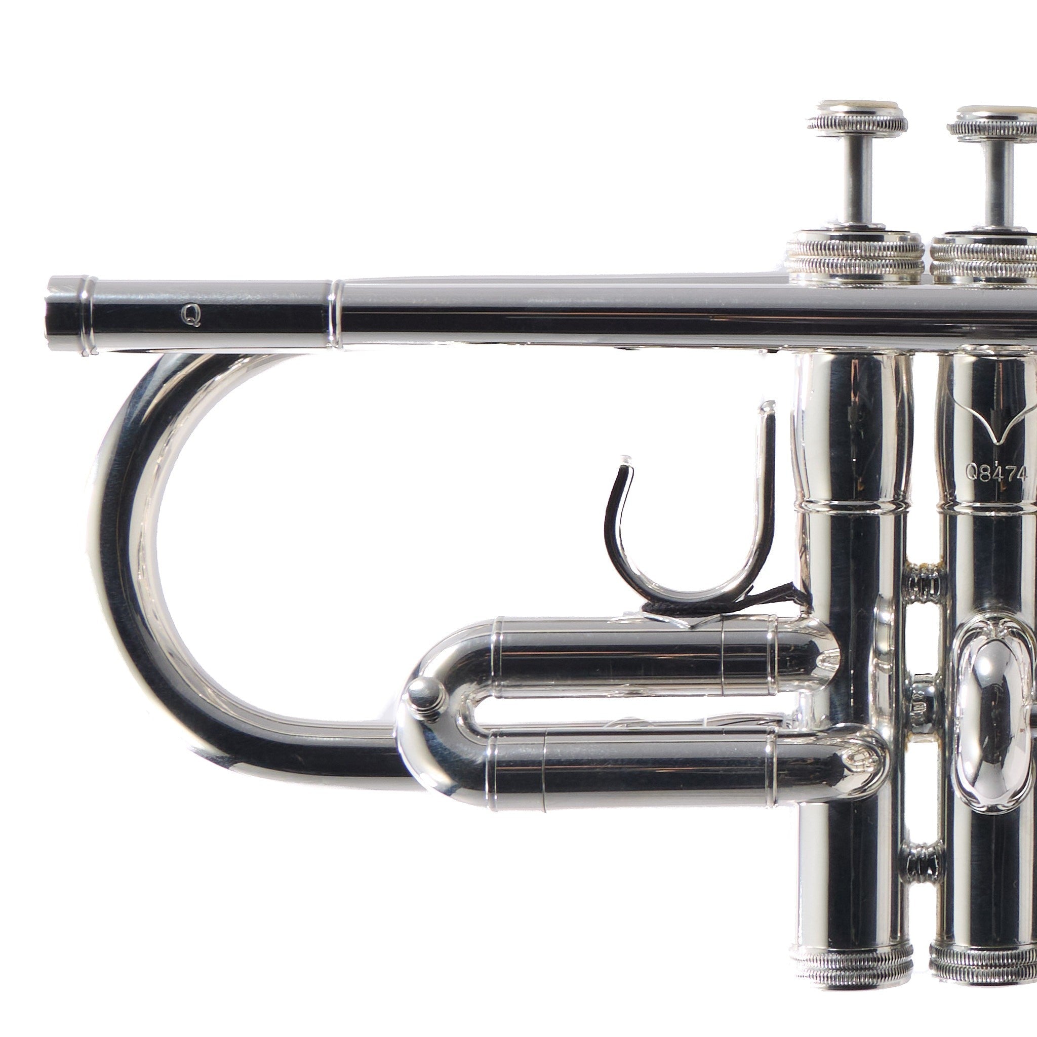 S.E. Shires Model Q11RS Professional C Trumpet in Silver Plate