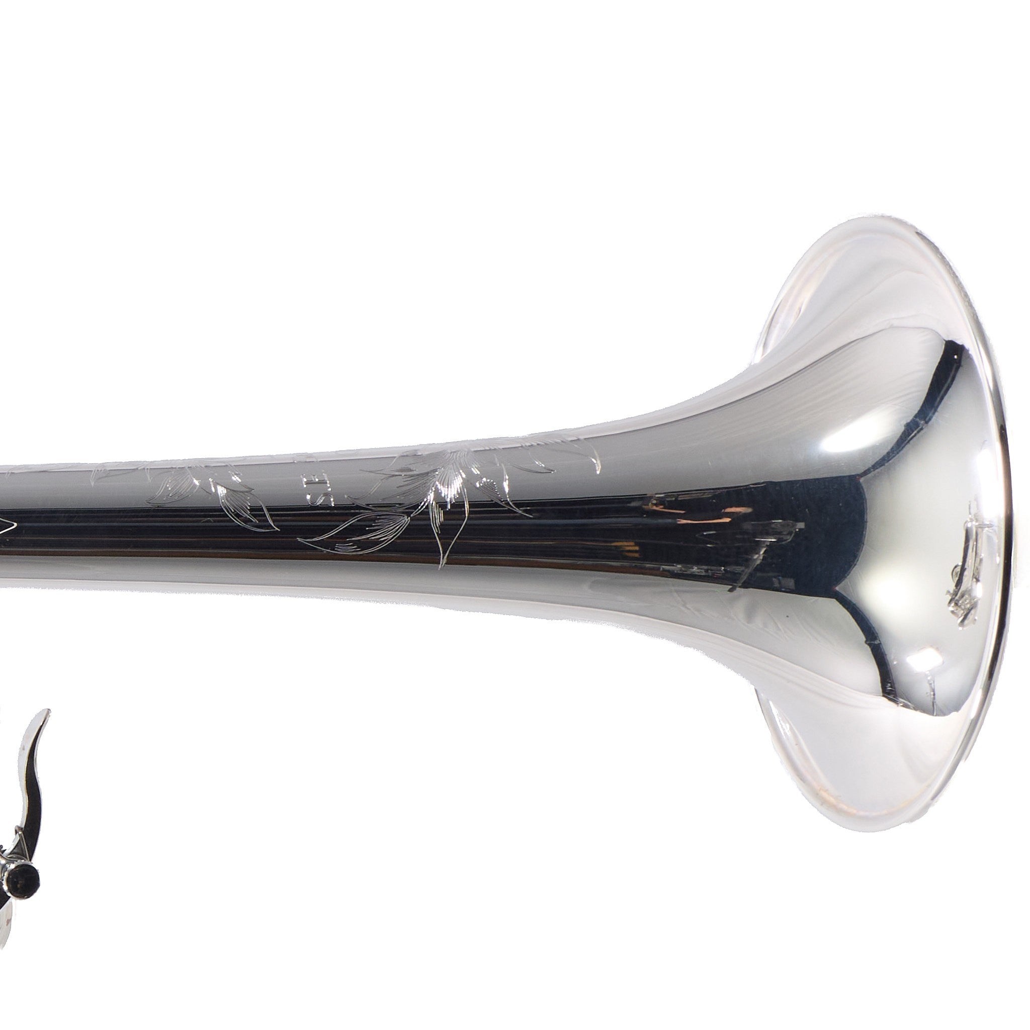 S.E. Shires Model Q11RS Professional C Trumpet in Silver Plate