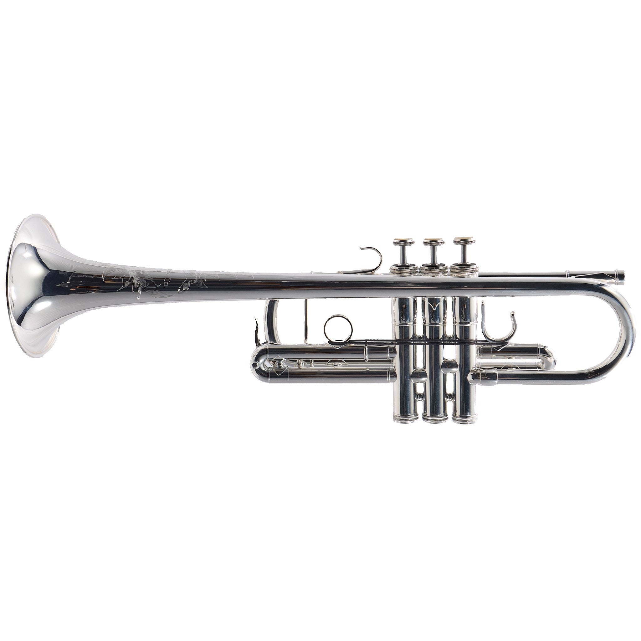 S.E. Shires Model Q11RS Professional C Trumpet in Silver Plate