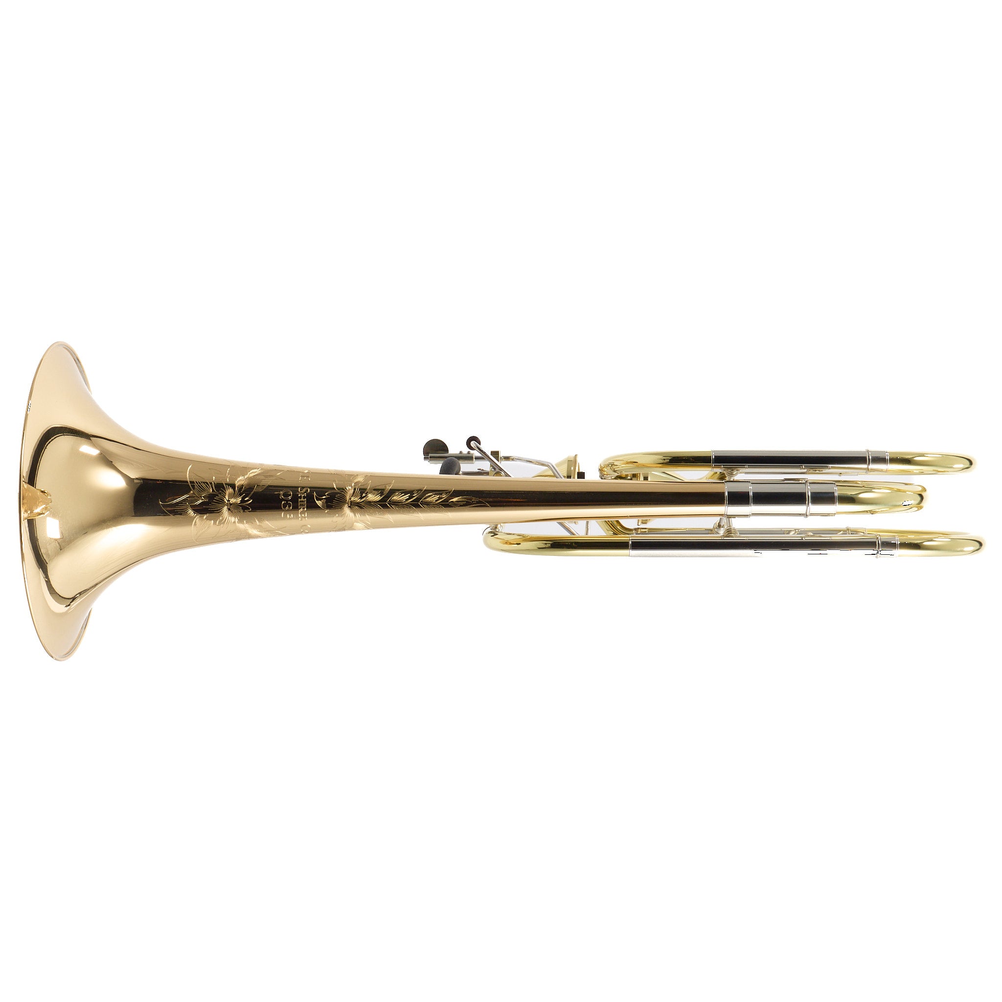 S.E. Shires Model Q36GA Q-Series Bass Trombone with Dual Axial Flow Valves