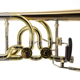 S.E. Shires Model Q36GR Q-Series Bass Trombone with Dual Rotary Valves MINT CONDITION